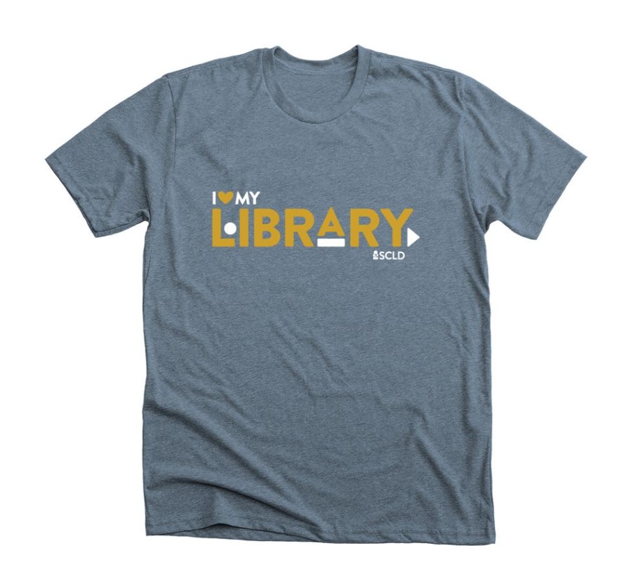 The SCLD Shop T-Shirt: Spokane Valley Library Campaign Fundraiser
